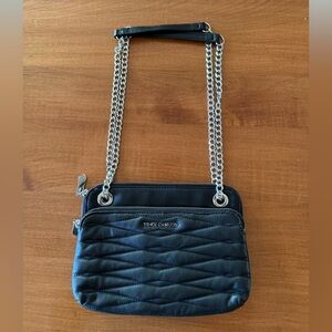 Vince Camuto Black Quilted Crossbody Bag